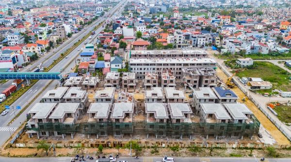 Tiến độ xây dựng Biệt thự liền kề Aurora Harbour Nam Hải